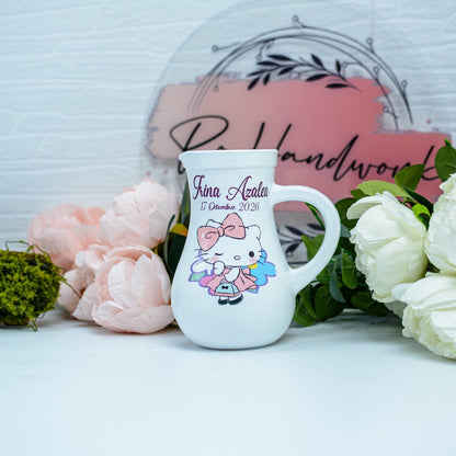 Carafa botez - Canta de botez Hello Kitty RoHandWork