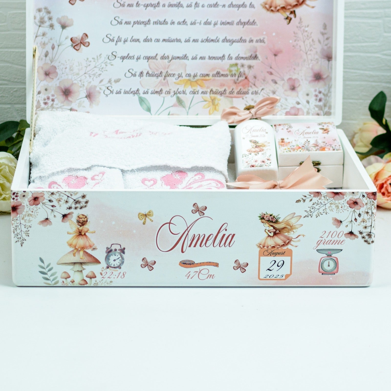 Set trusou botez Zâne grădina  2 RoHandWork