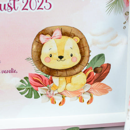 Set mot leuț cu fundiță    - set tava taiere mot personalizat RoHandWork