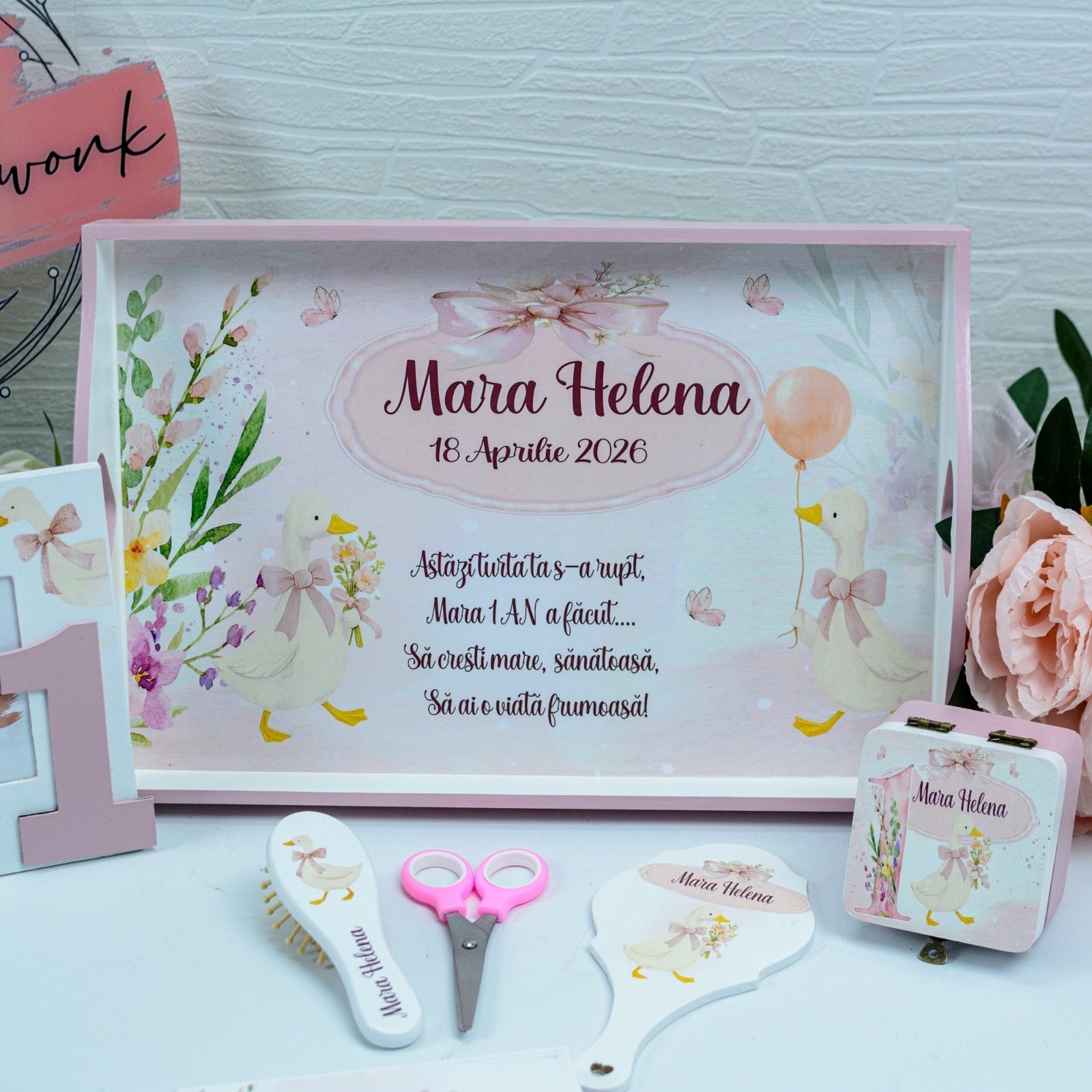 Set mot Gasculita   - set tava taiere mot personalizat RoHandWork