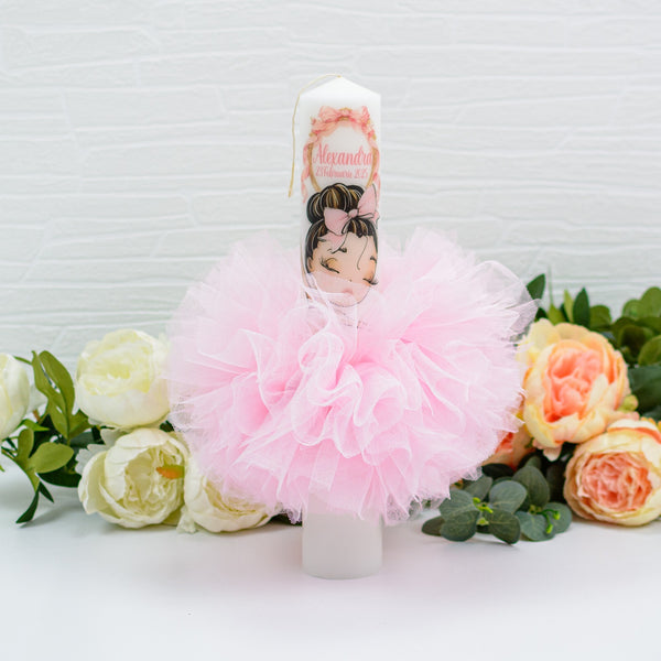  Lumanare tull Balerina rohandwork