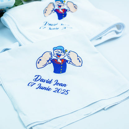 Trusou brodat Popeye Marinarul RoHandWork