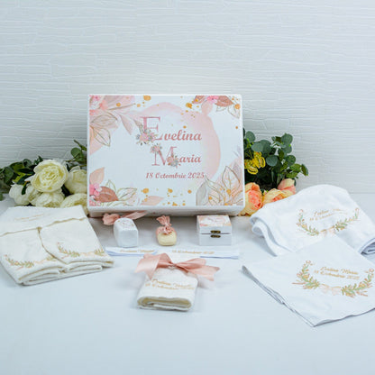 Set trusou botez Delicat Fetiță RoHandWork