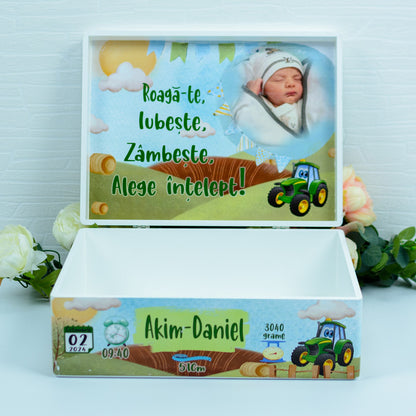 Cutie de amintiri Tractorul vesel