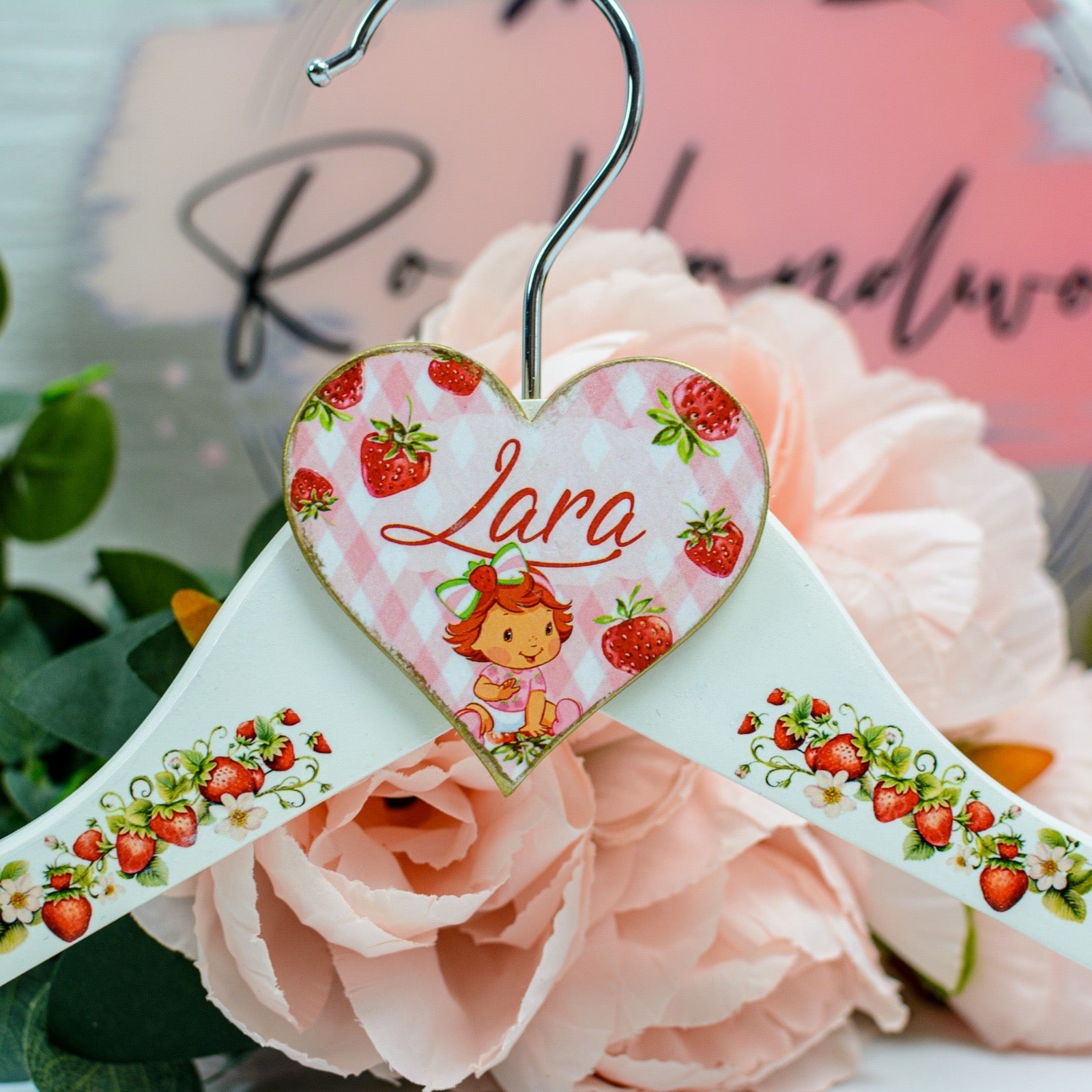 Umeras copil botez personalizat Căpșunică RoHandWork