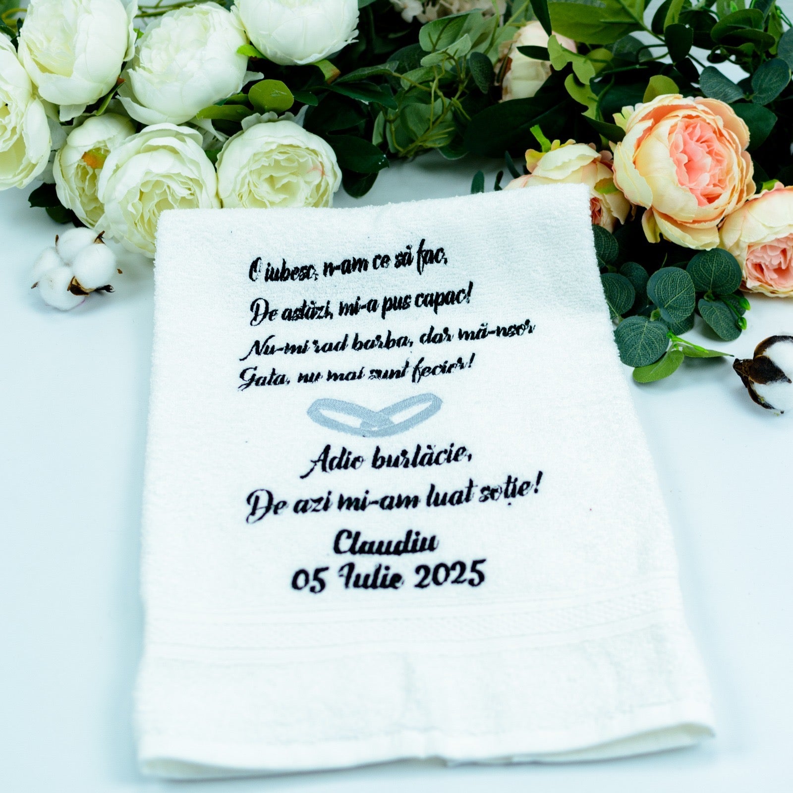 Set pentru gatitul mirelui verde RoHandWork
