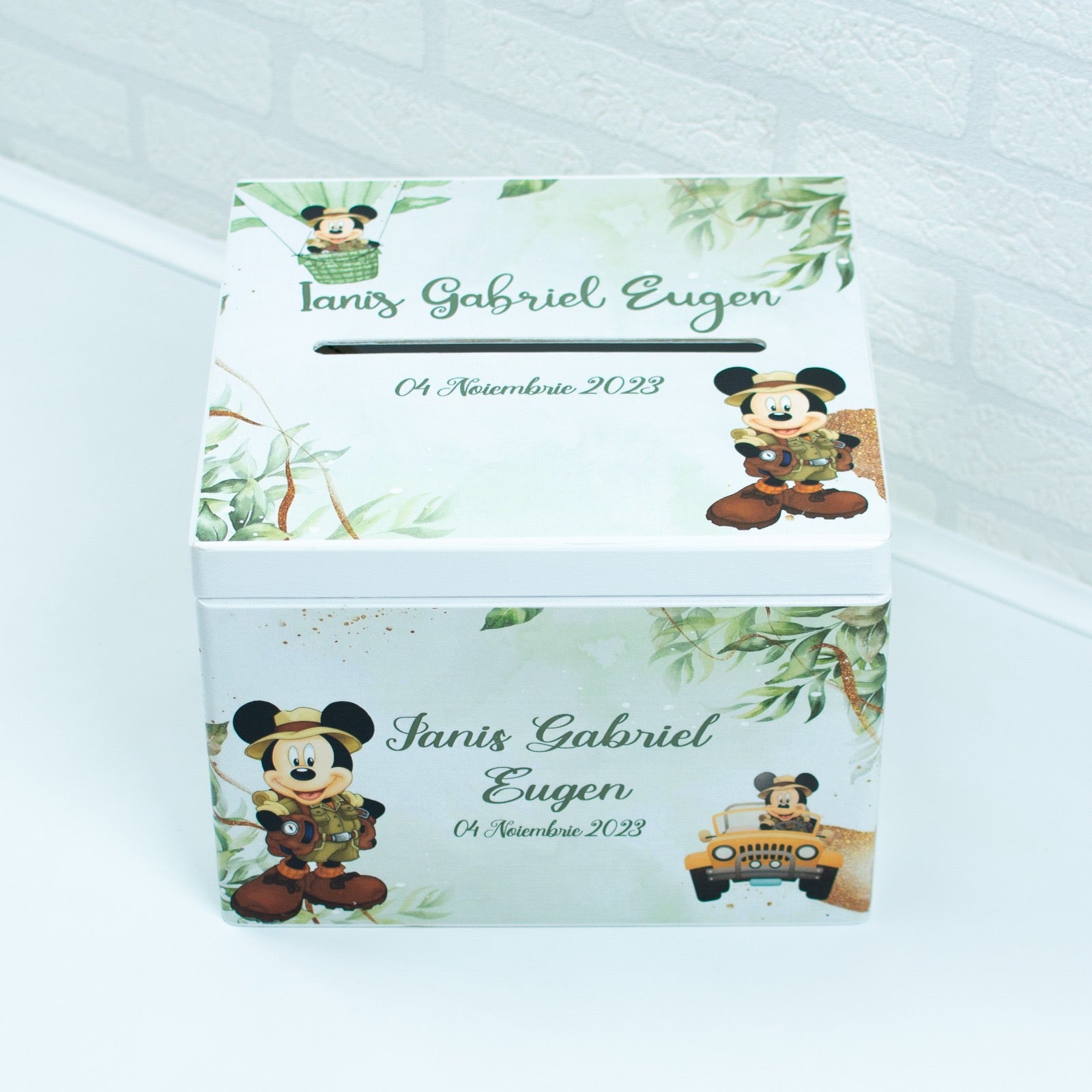 Cufar patrat bani Mickey Mouse Safari RoHandWork