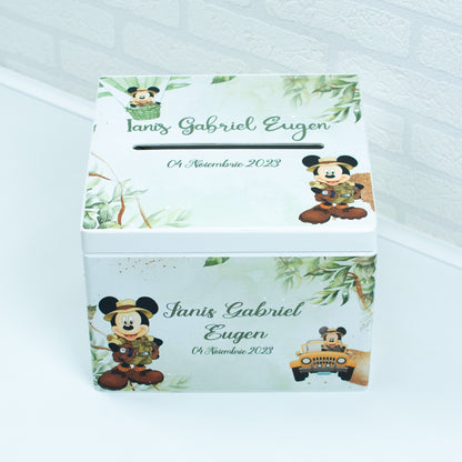 Cufar patrat bani Mickey Mouse Safari RoHandWork