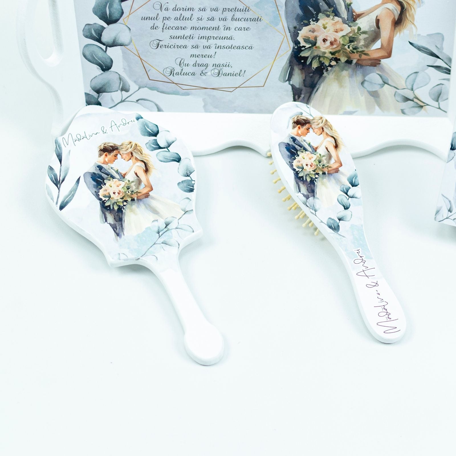 Set gatitul miresei Love story RoHandWork