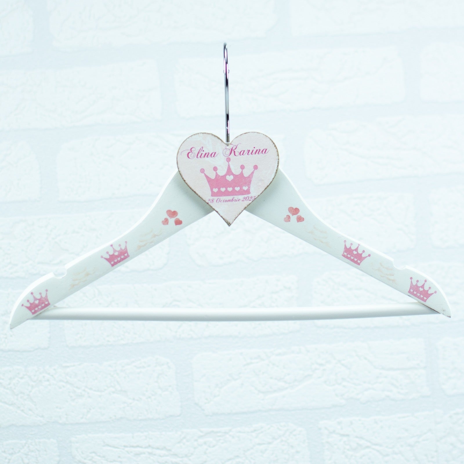 Umeras copil botez personalizat Coroana RoHandWork