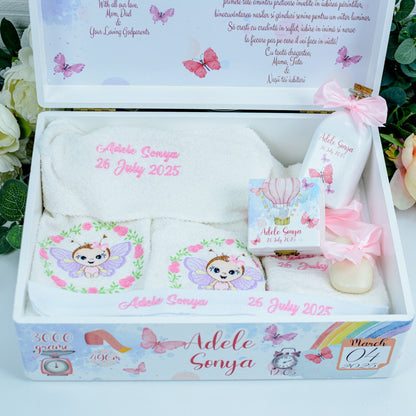 Set trusou botez Fluture RoHandWork