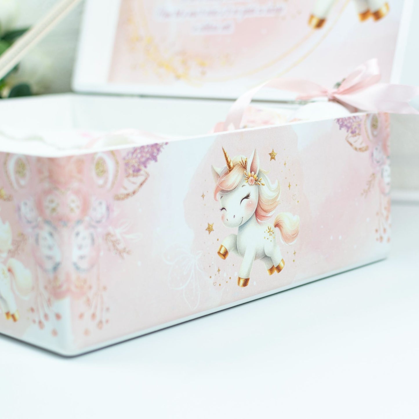 Set trusou botez Unicorn delicat RoHandWork