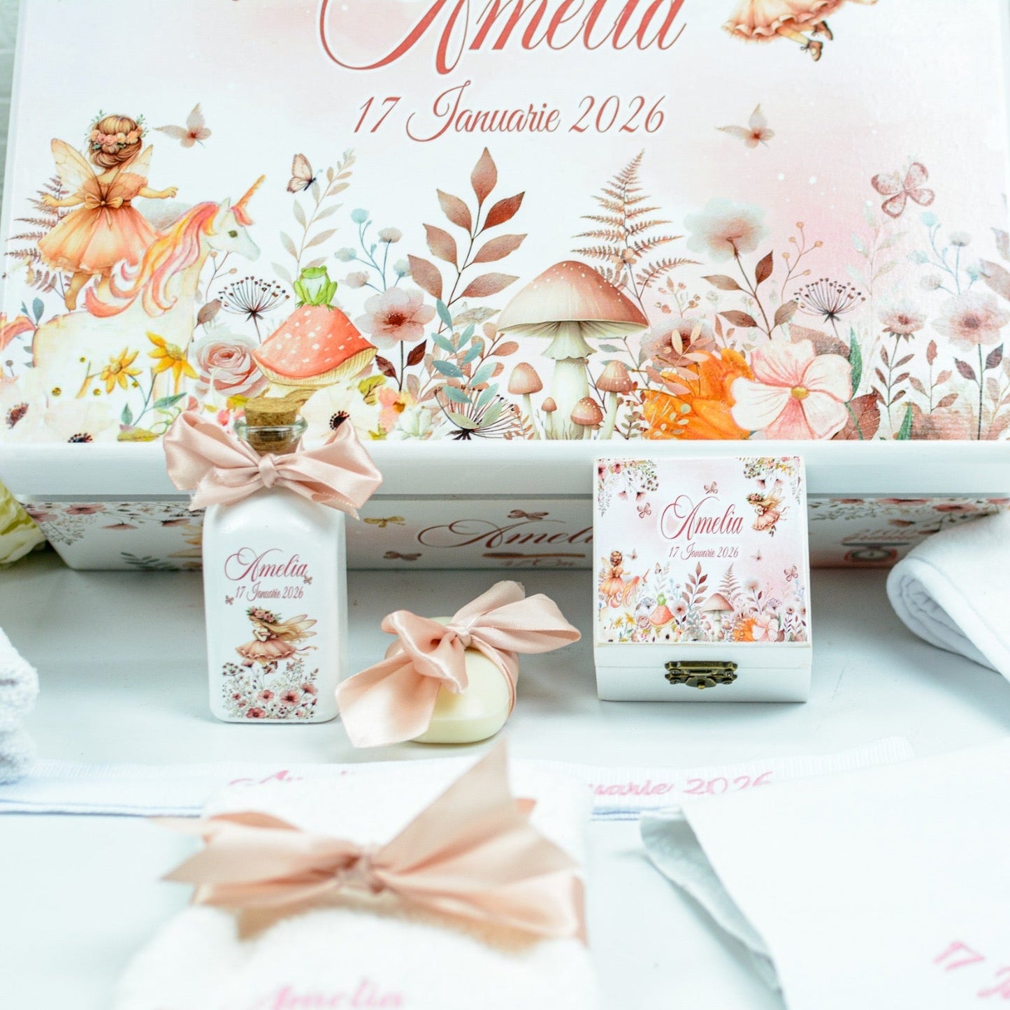 Set trusou botez Zâne grădina  2 RoHandWork