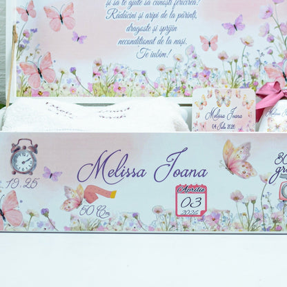 Set trusou botez Fluturi RoHandWork