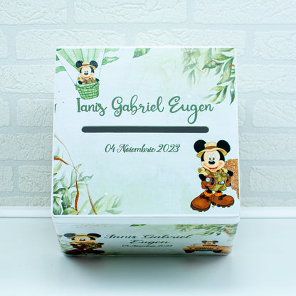 Cufar patrat bani Mickey Mouse Safari RoHandWork