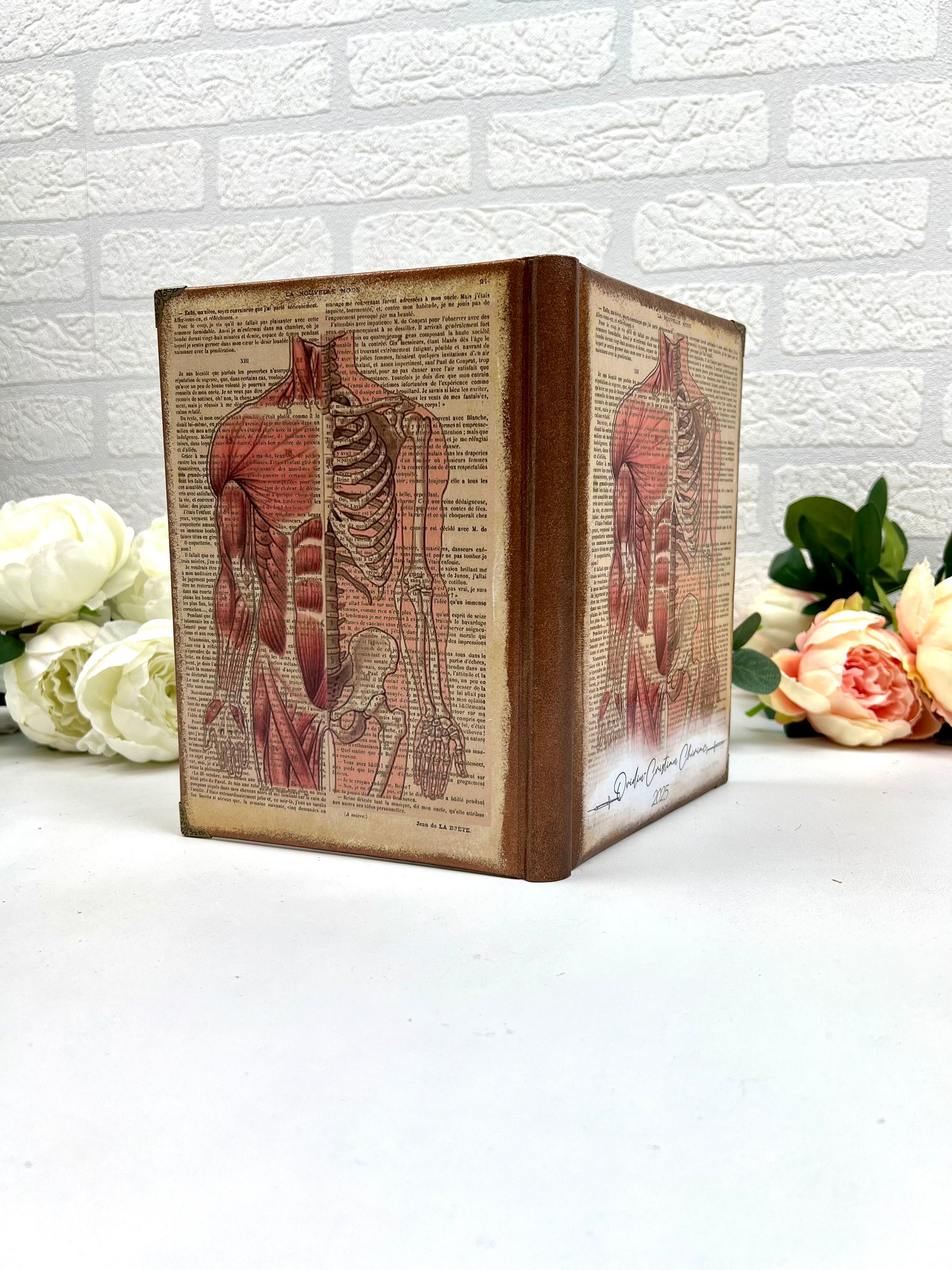 Agenda Personalizată Handmade Stil Vintage pentru Doctori RoHandWork