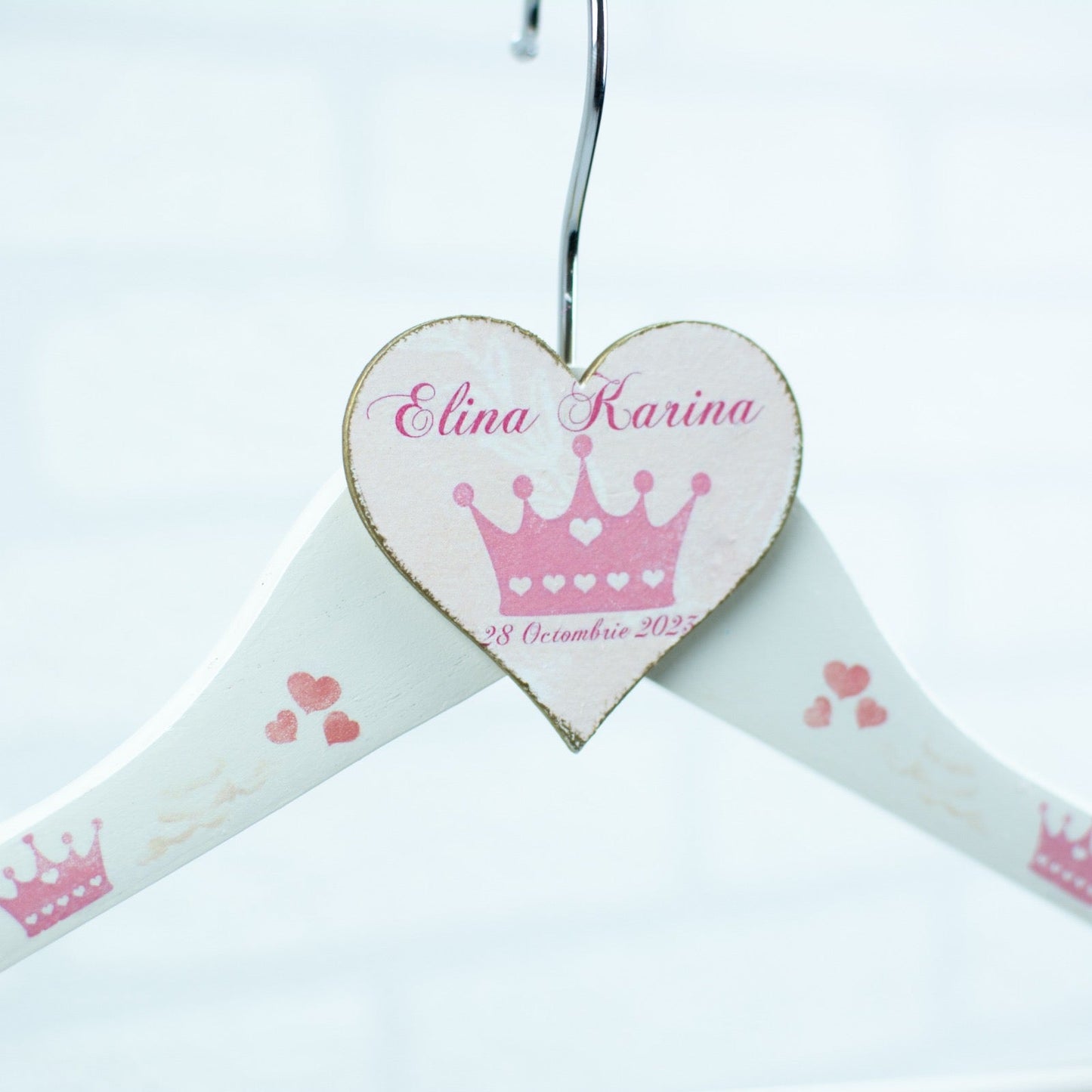 Umeras copil botez personalizat Coroana RoHandWork