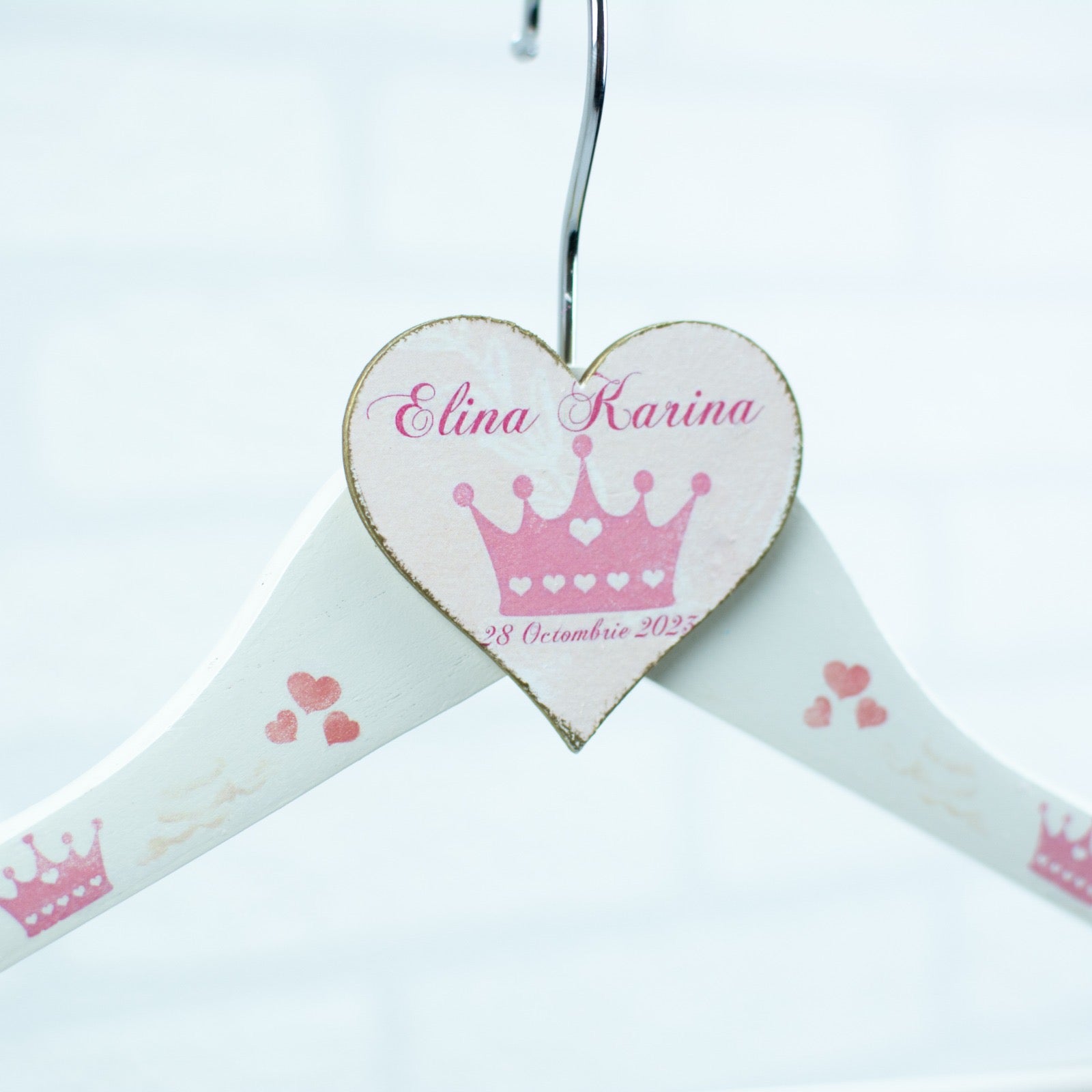 Umeras copil botez personalizat Coroana RoHandWork