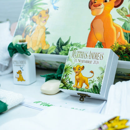 Trusou personalizat pentru botez -Leu Simba Lion King RoHandWork