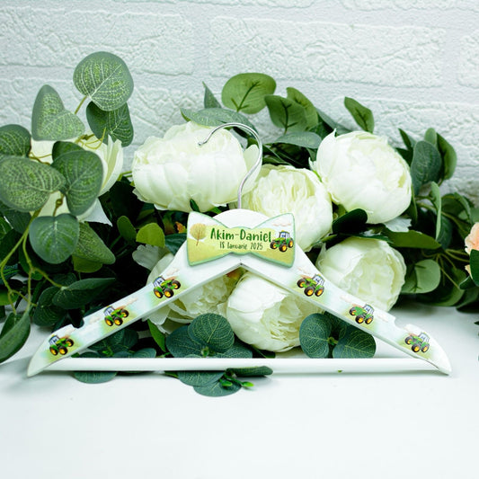 Umeras copil botez personalizat Tractor RoHandWork