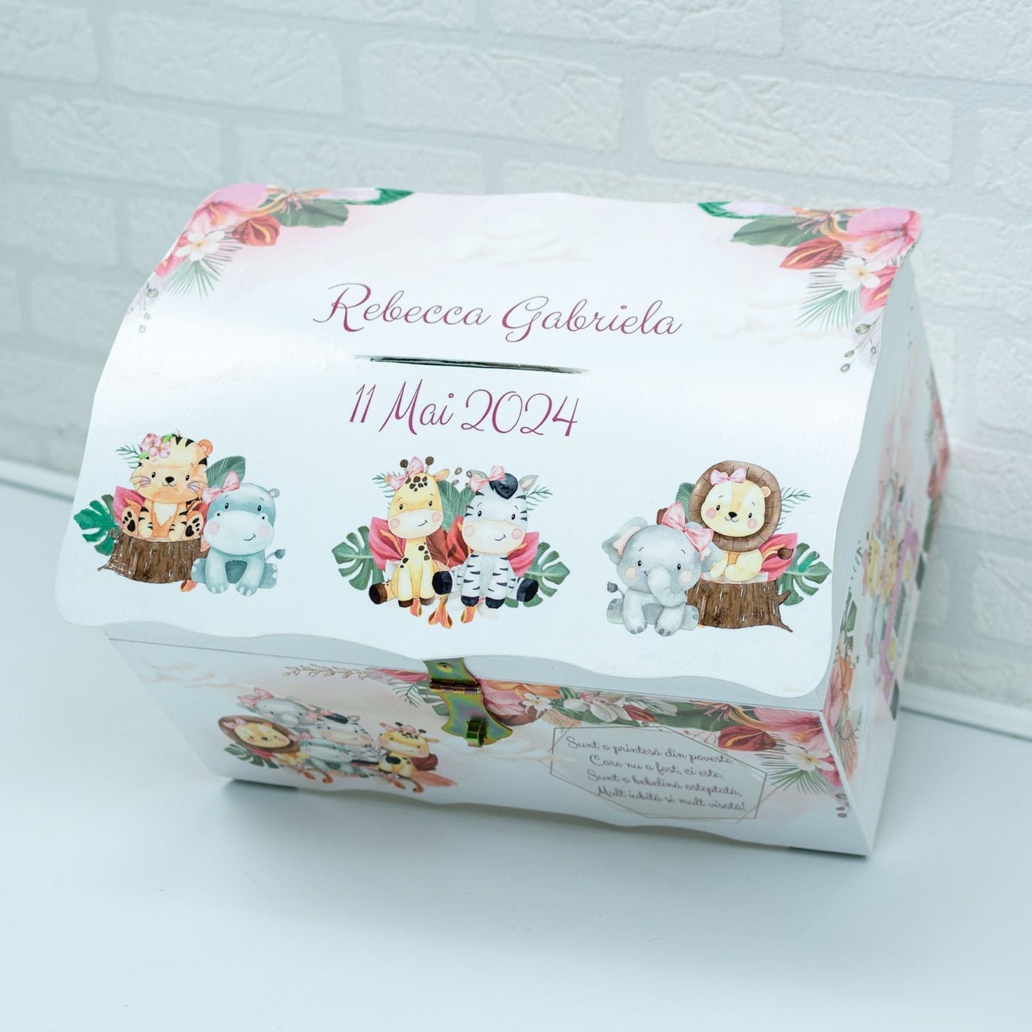 Cufar bani botez Animalute din junglă RoHandWork