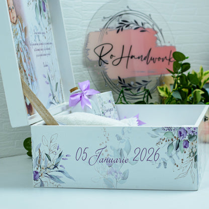Set Trusou Botez Zana cu flori RoHandWork
