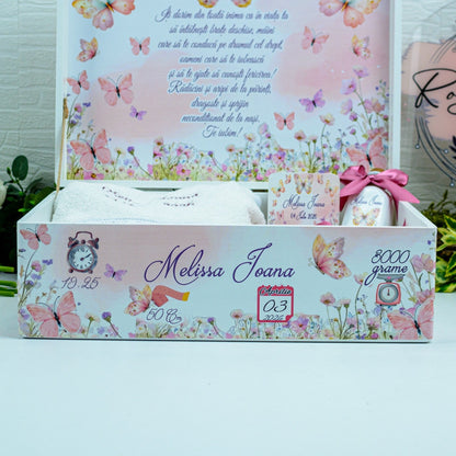 Set trusou botez Fluturi RoHandWork