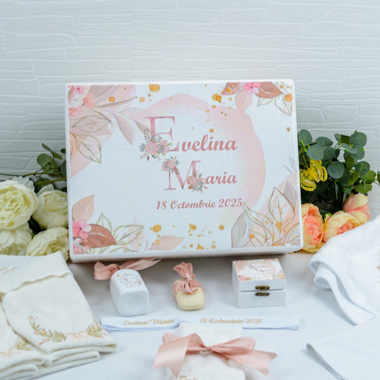 Set trusou botez Delicat Fetiță RoHandWork