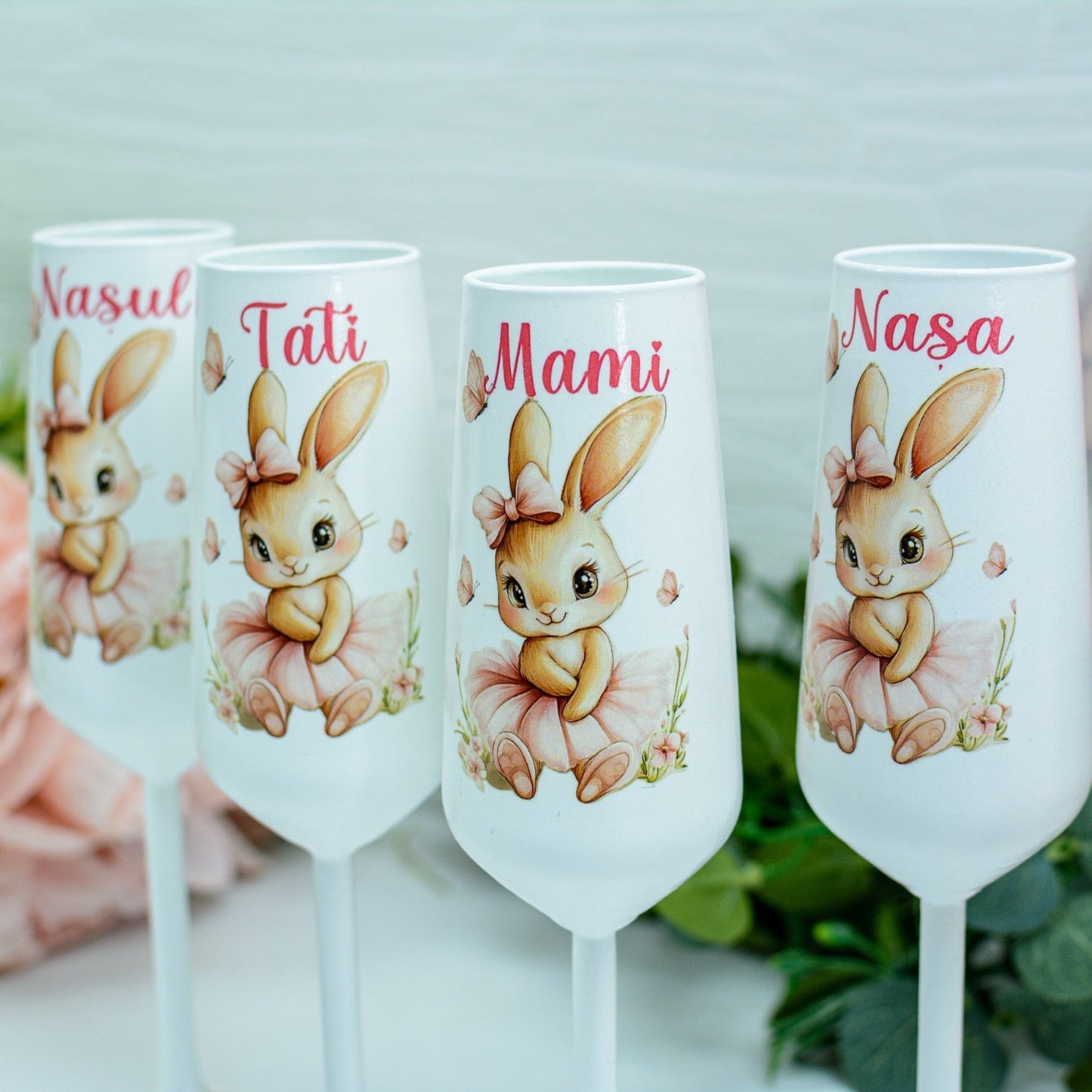 Pahare Botez Iepuraș balerina RoHandWork