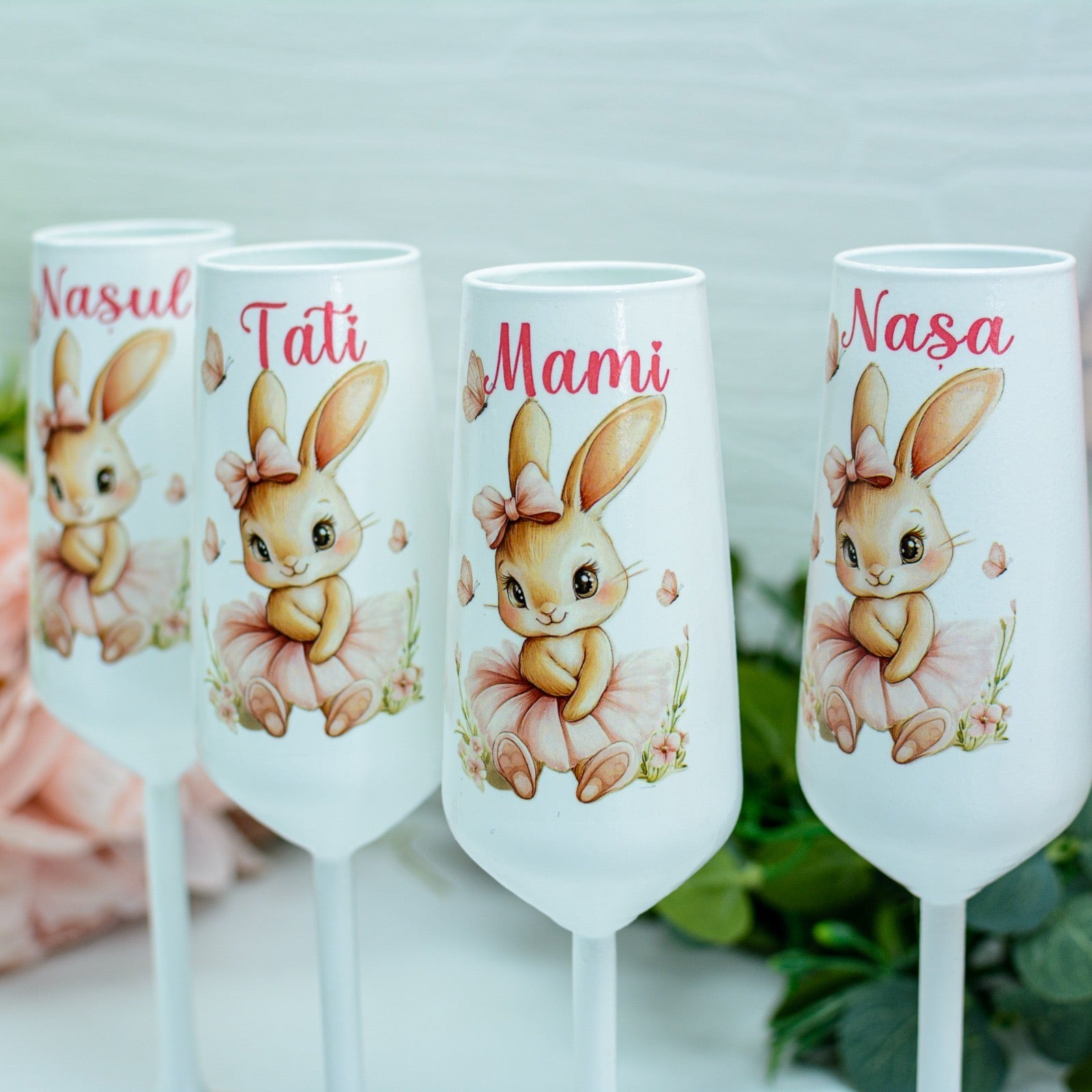 Pahare Botez Iepuraș balerina RoHandWork