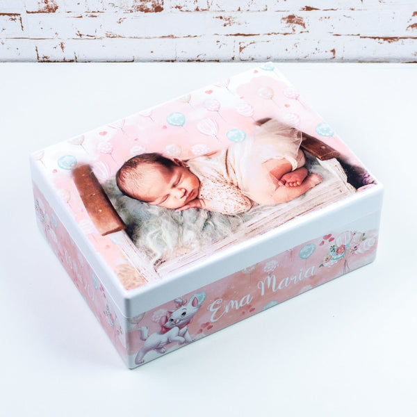 Cutie de amintiri botez RoHandWork