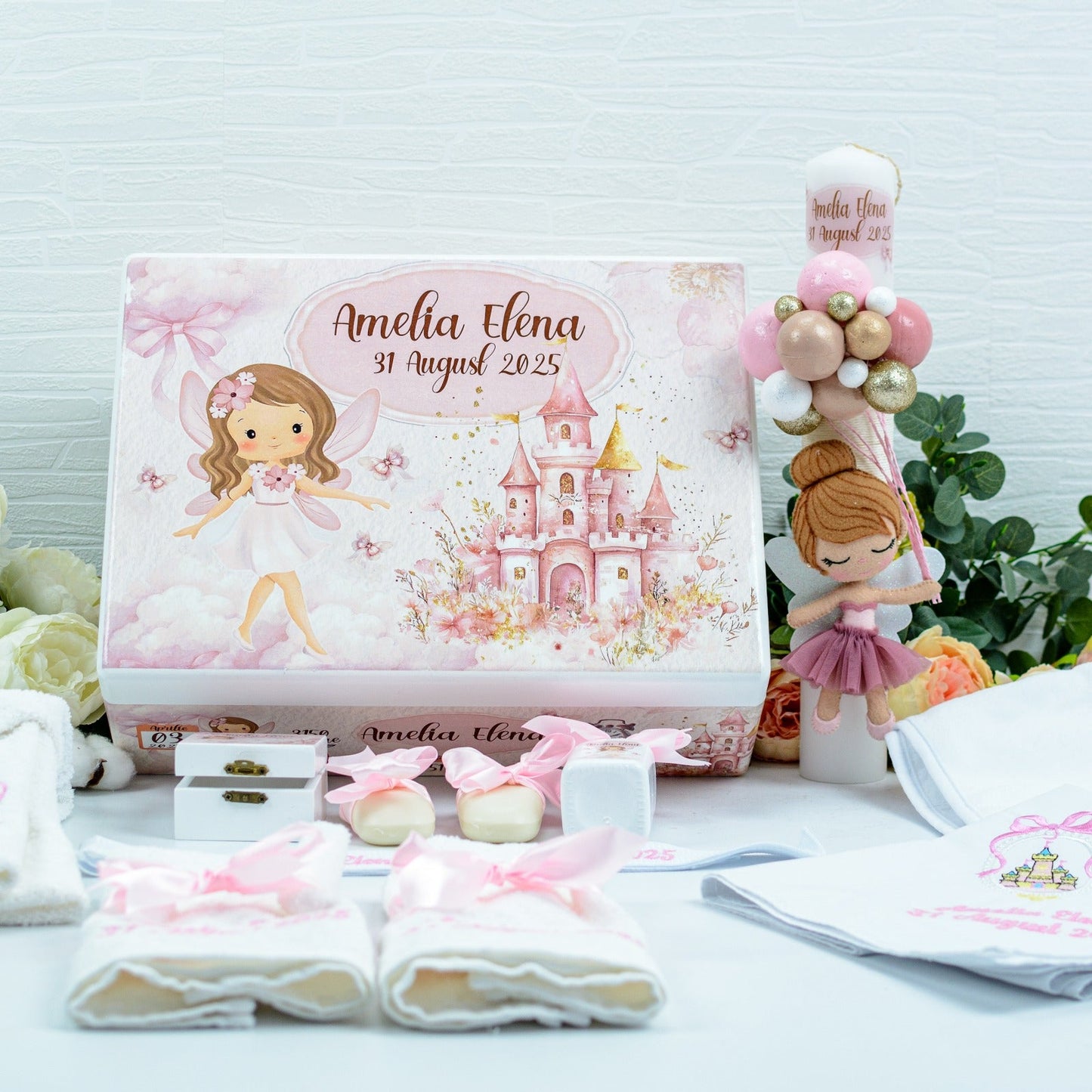 Set trusou botez Zâna la castel RoHandWork