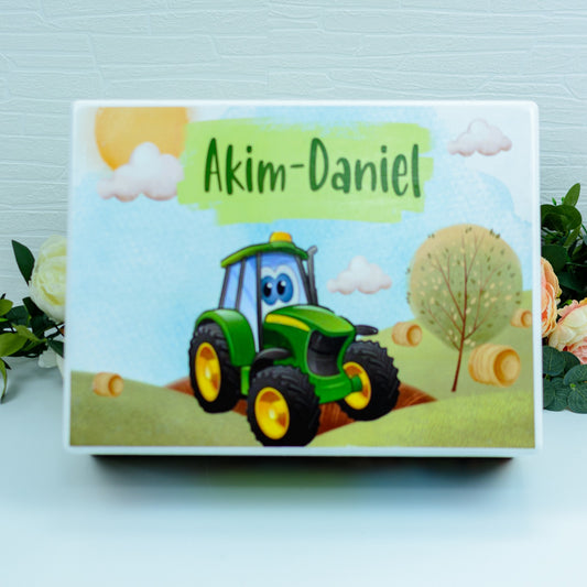 Cutie de amintiri Tractorul vesel