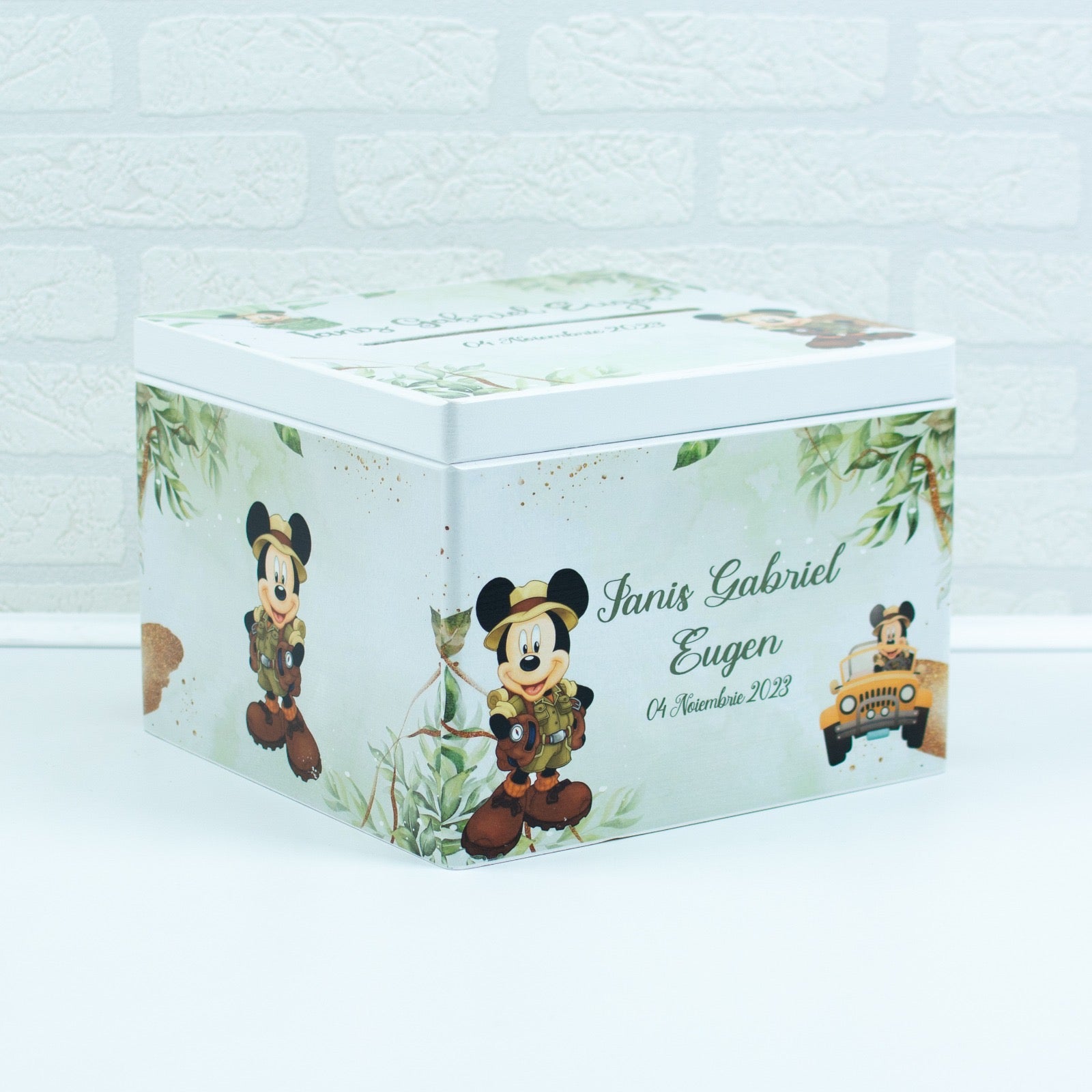 Cufar patrat bani Mickey Mouse Safari RoHandWork