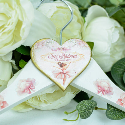 Umeras copil botez personalizat balerina 3 RoHandWork