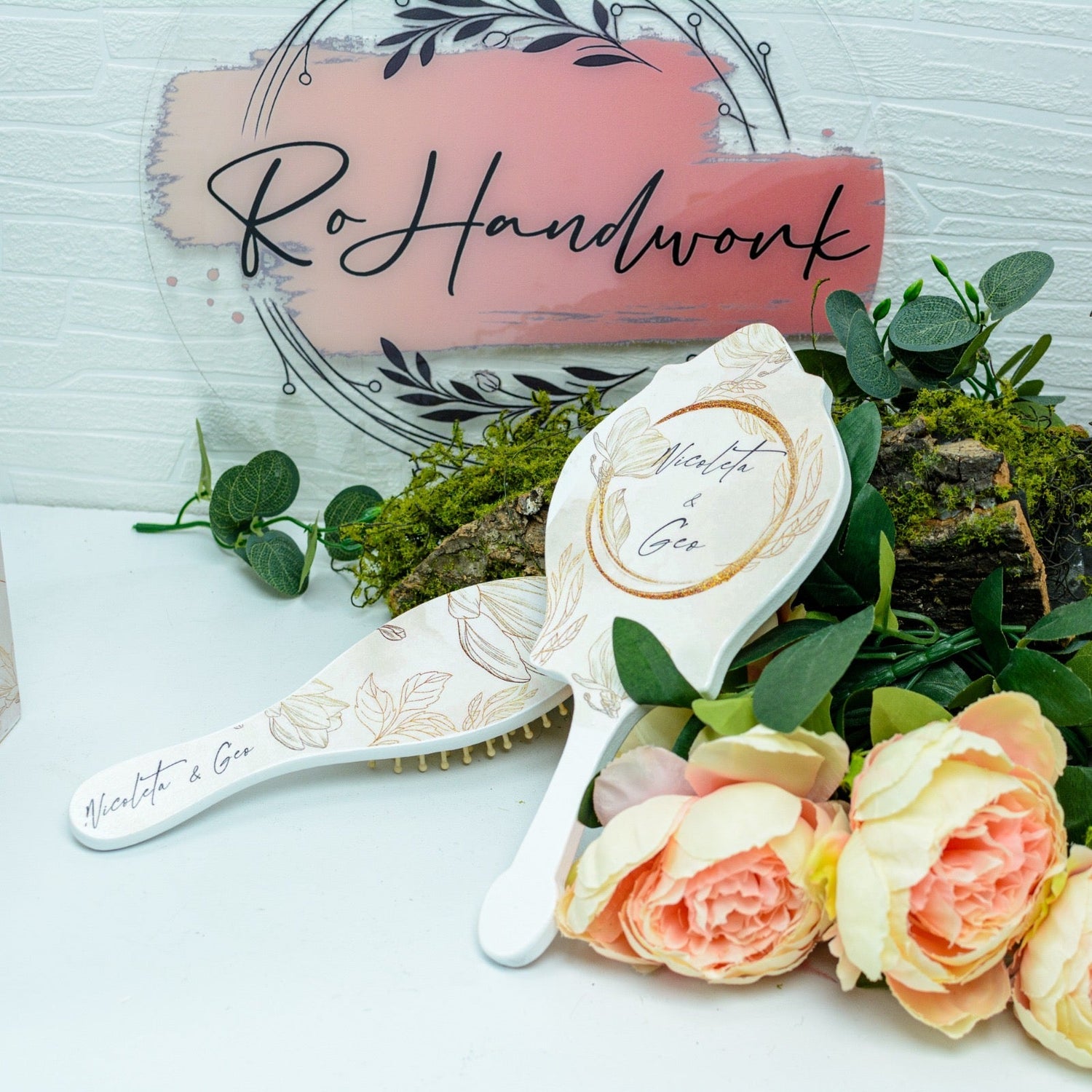 Cutie Amintiri medie Nunta cu magnolii RoHandWork