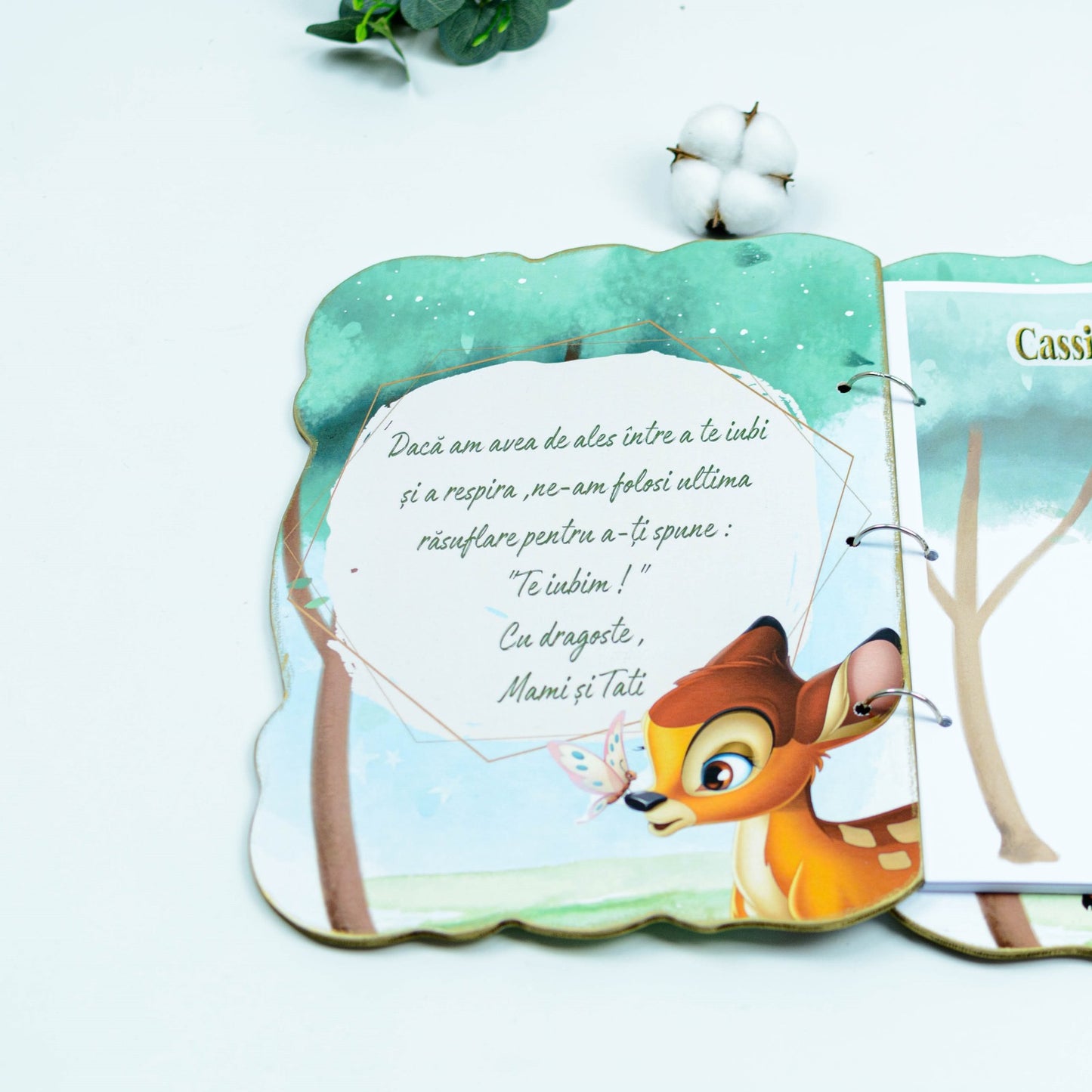 Guestbook Personalizat pentru botez RoHandWork