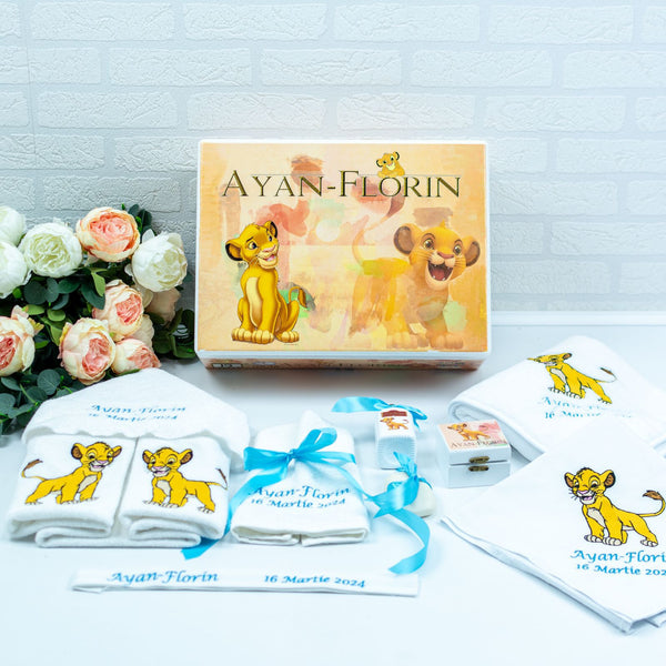 Set trusou botez Simba Lion King - RoHandWork