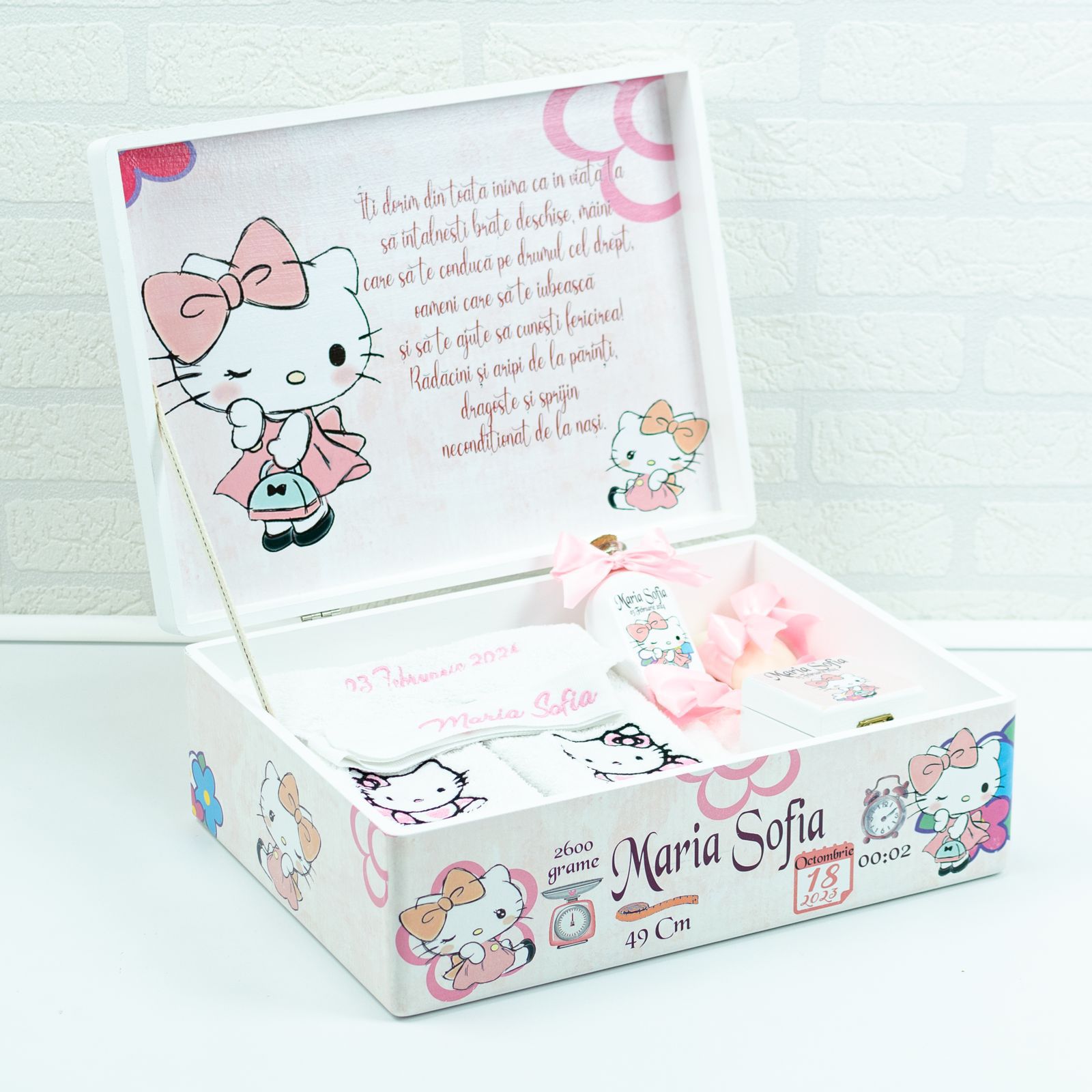 Set trusou botez Hello Kitty 1 RoHandWork