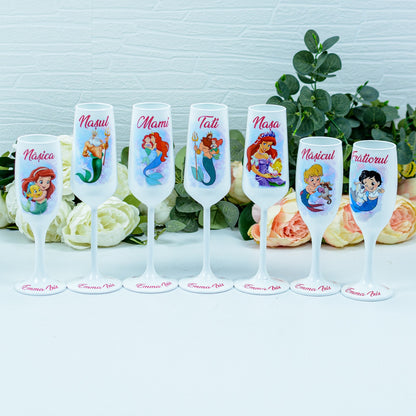 Pahare botez Ariel 2- personalizate 