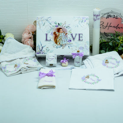 Set Trusou Botez Zana cu flori RoHandWork