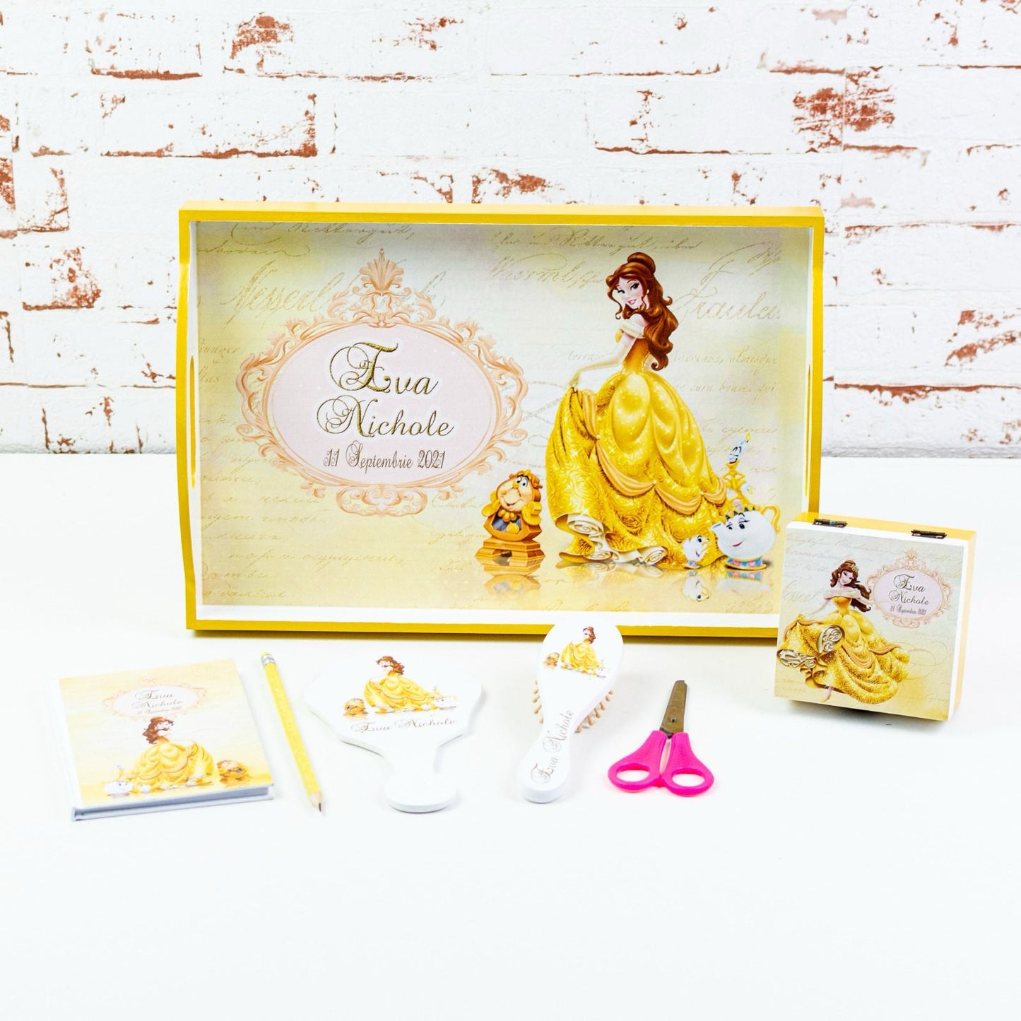 Belle motif set (Beauty and the Beast) - motif cutting tray set