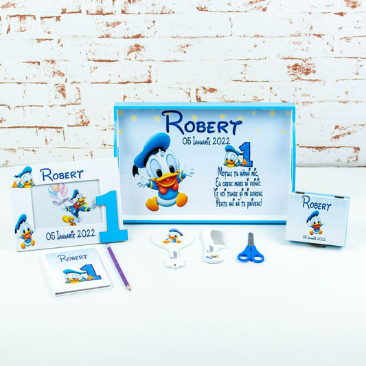 Set mot Baby Donald- set tava pentru taiere mot RoHandWork