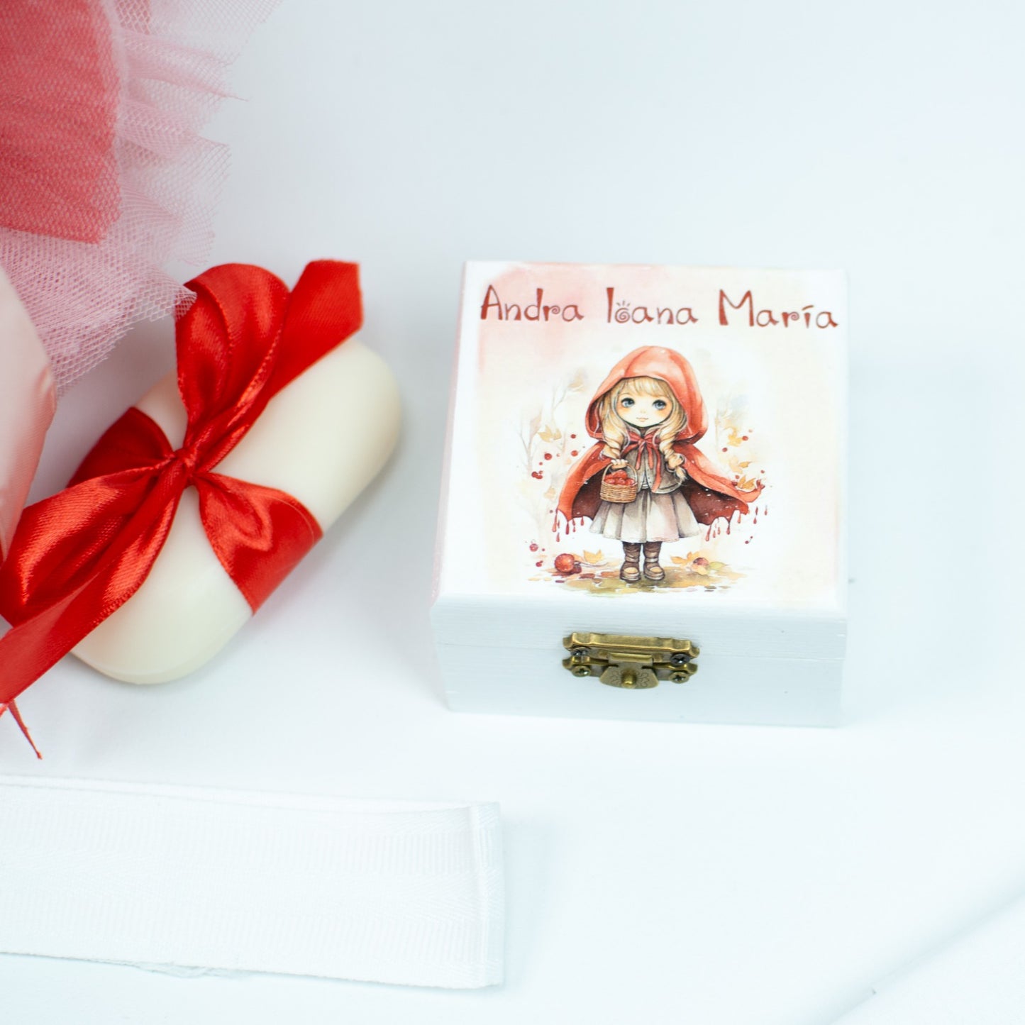 Red Riding Hood christening kit set