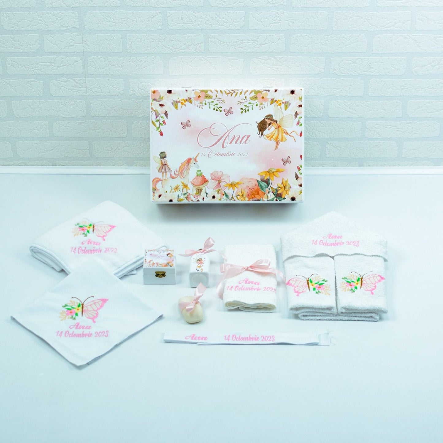 Zane Garden christening kit set