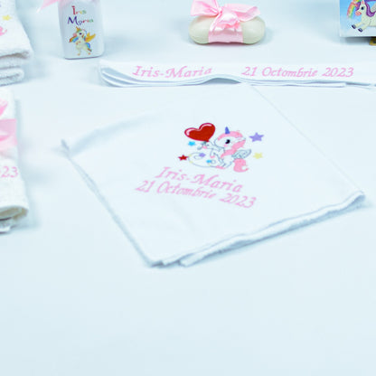 Merry Unicorn christening kit set