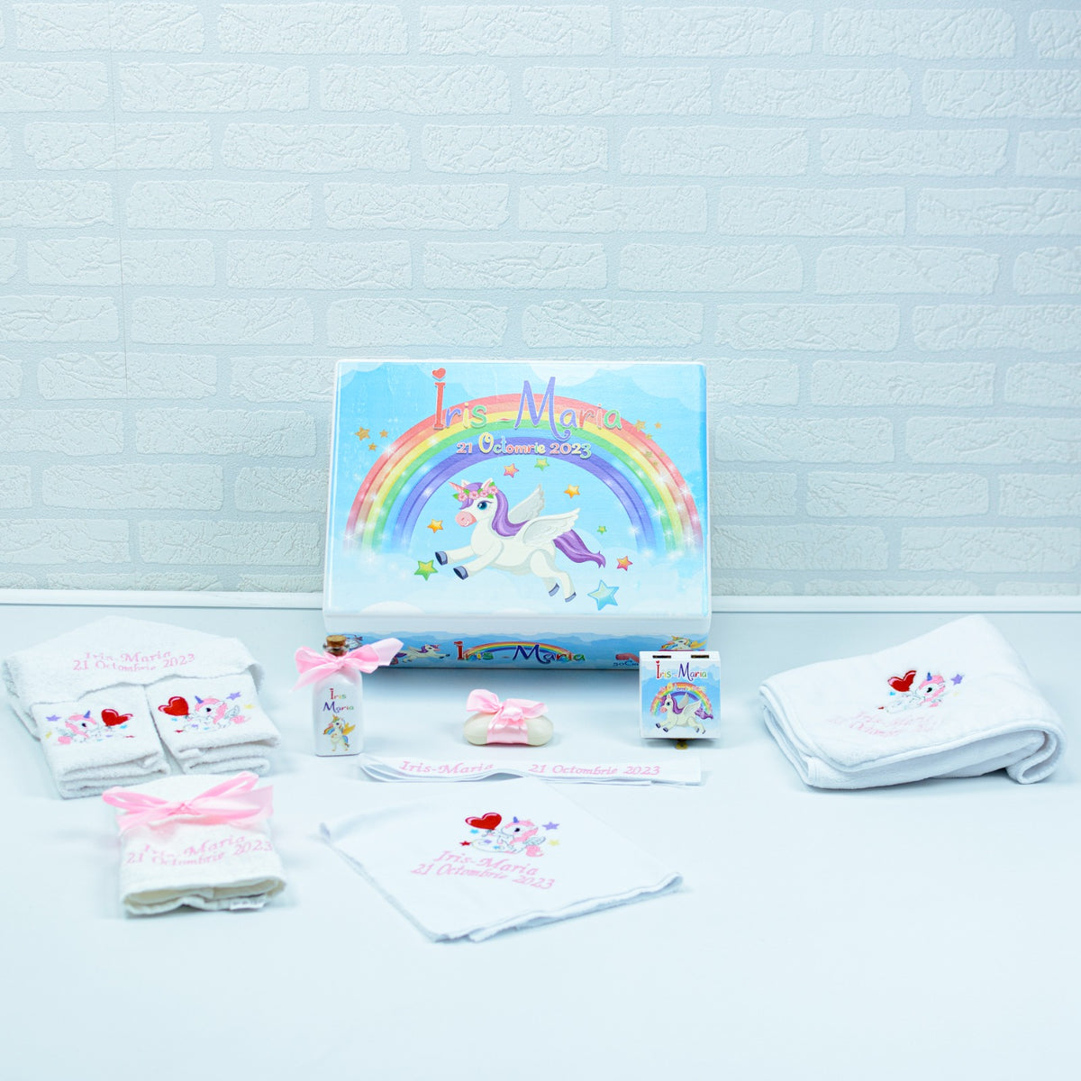 Set trusou botez Unicorn Vesel - RoHandWork
