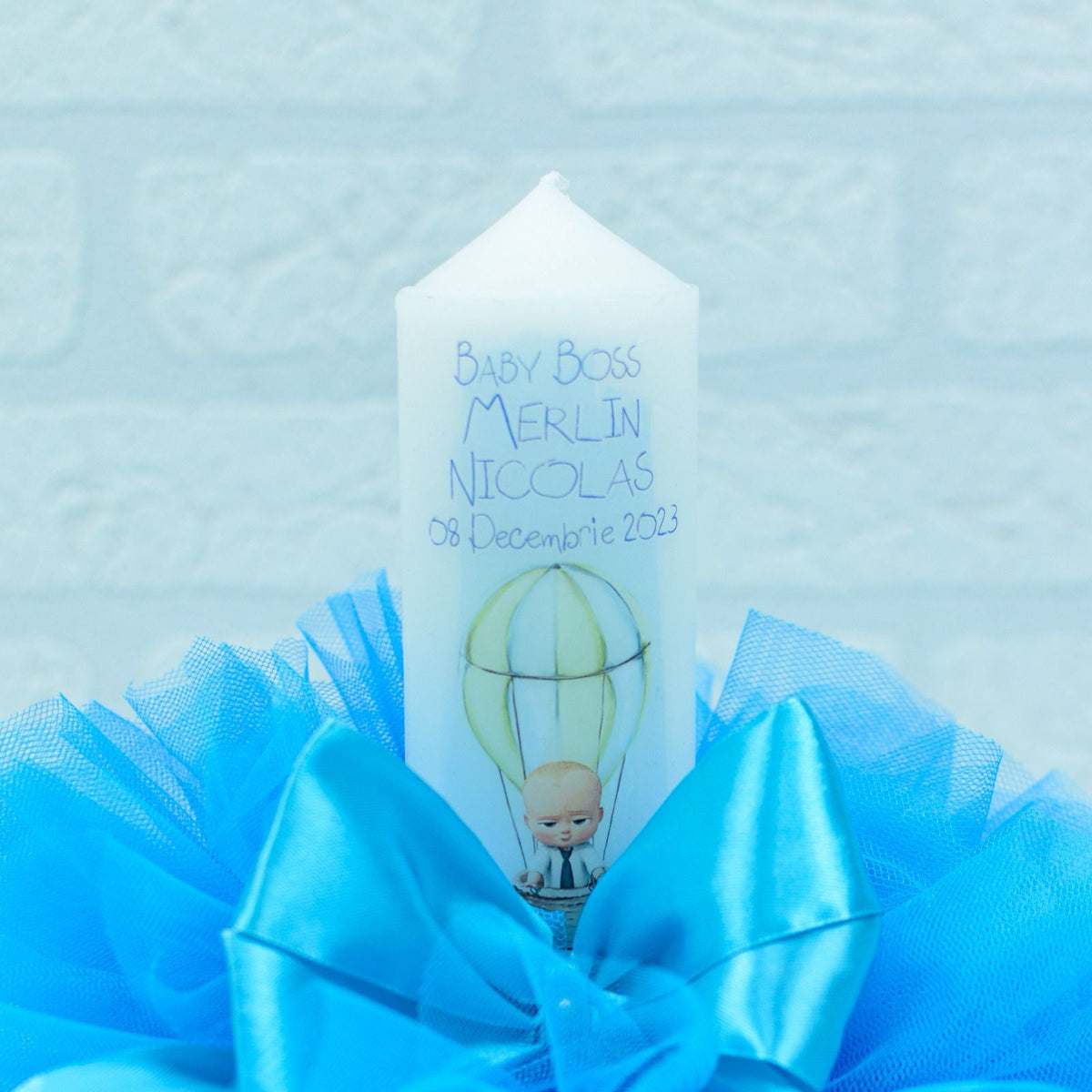 Lumanare tull BabyBoss Balon RoHandWork