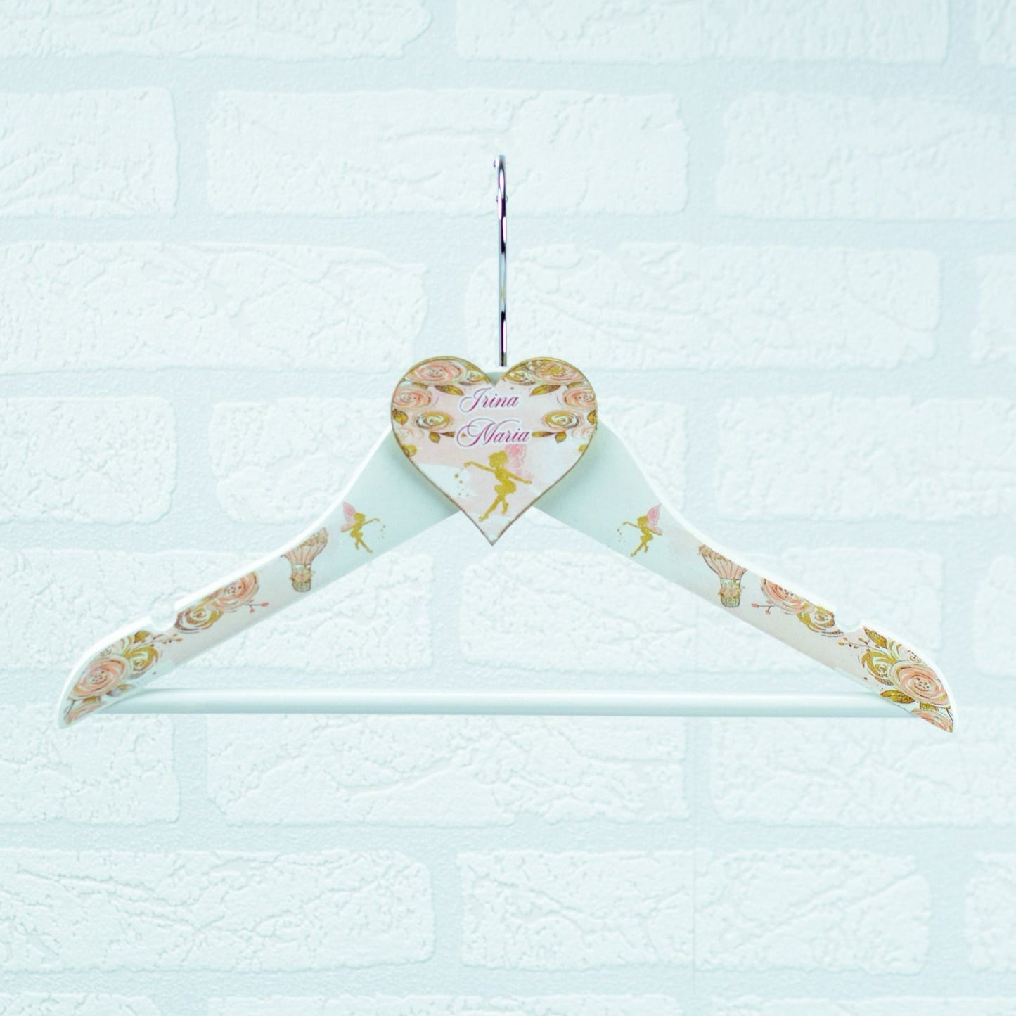 Zanute personalized christening baby hanger