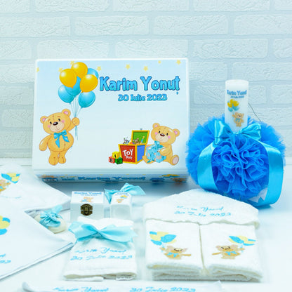 Ursulet christening kit set with Balloons